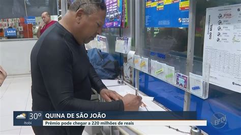 Quina de São João: seis apostas da região fazem a quadra e ganham p.